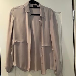 Tan Theory button down